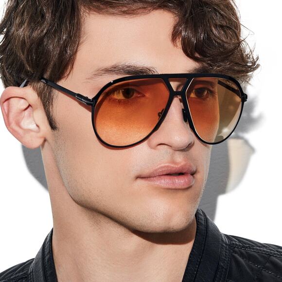 NEW!!! TOM FORD Xavier Sunglasses TF1060 01F Authentic - Picture 3 of 11